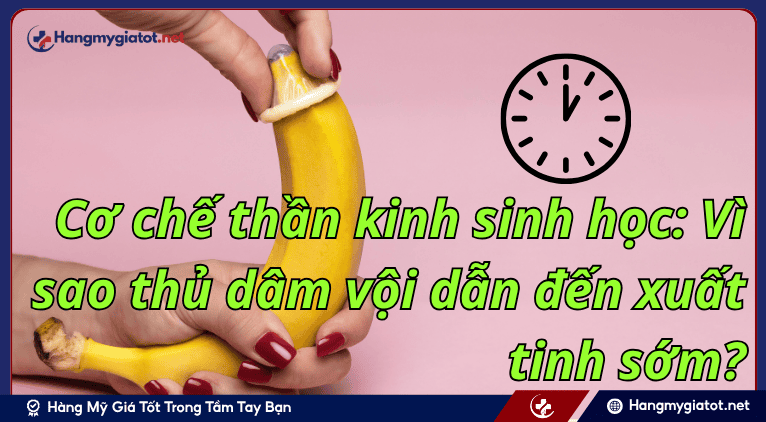 Cơ chế thần kinh sinh học: Vì sao thủ dâm vội dẫn đến xuất tinh sớm?