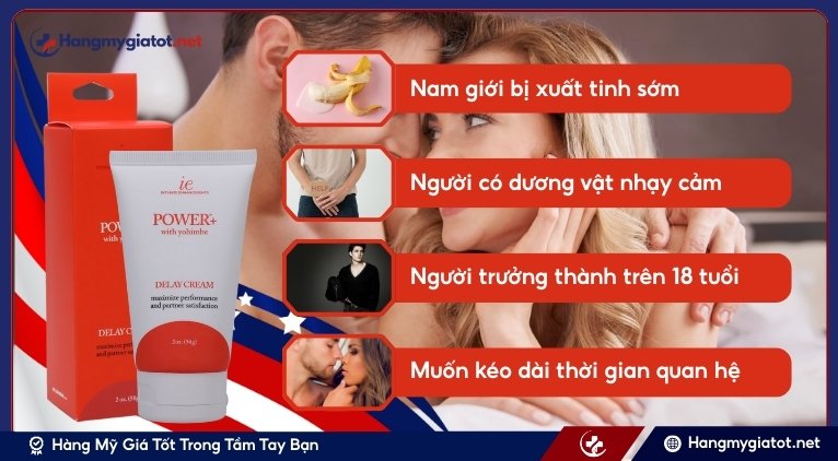 Ai nên dùng Power Plus Delay Creme for Men?