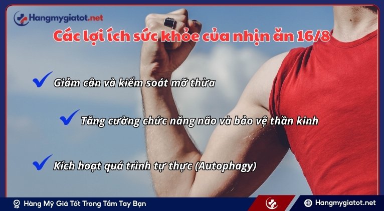 Các lợi ích sức khỏe của nhịn ăn 16/8