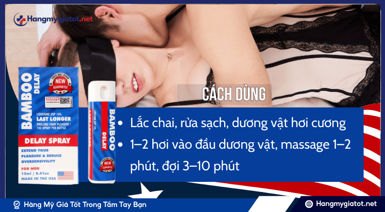 Cách Dùng Bamboo Delay Spray Sao Cho Đúng Cách Và Hiệu Quả?