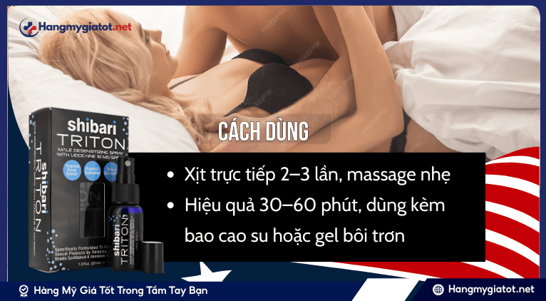Cách Dùng SHIBARI TRITON SPRAY
