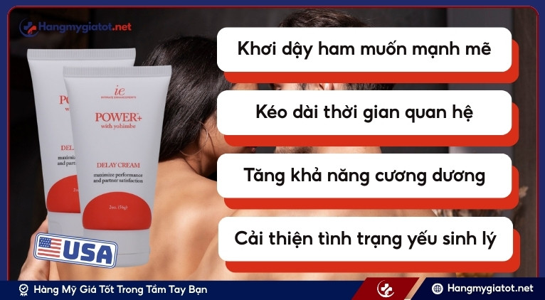 Power Plus Delay Creme for Men có công dụng gì?