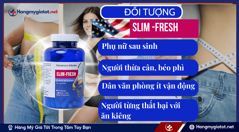 Đối tượng nên dùng Slim Fresh để kiểm soát cân nặng