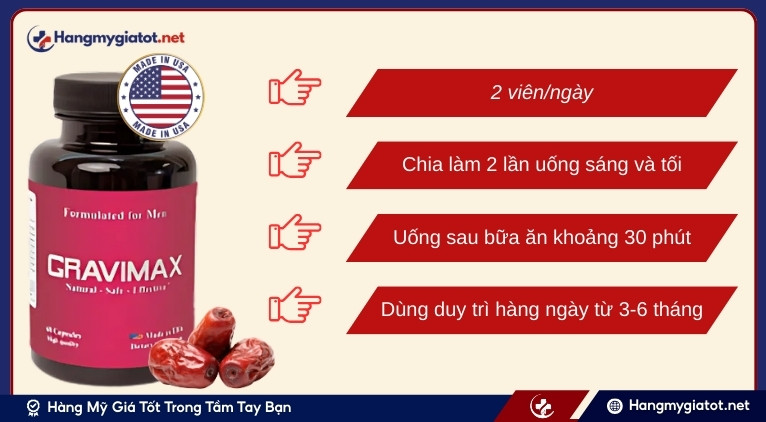Hướng dẫn sử dụng Cravimax hiệu quả