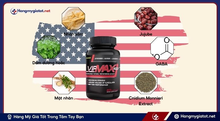 Thành phần chính Vipmax RX