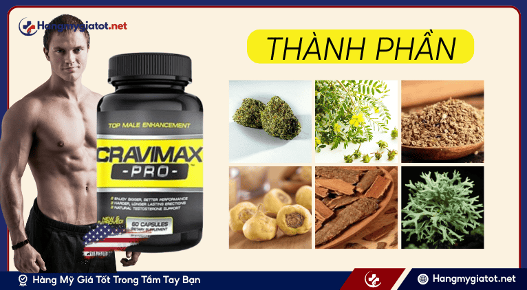 Tổng quan về thành phần Cravimax Pro