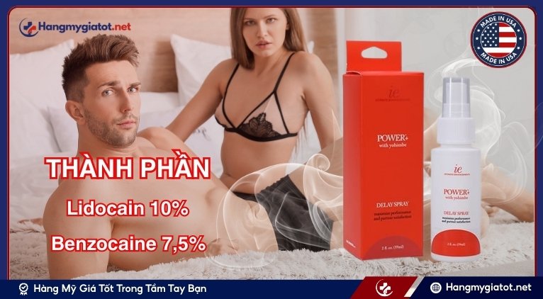 Thành phần của Power Delay Spray For Men