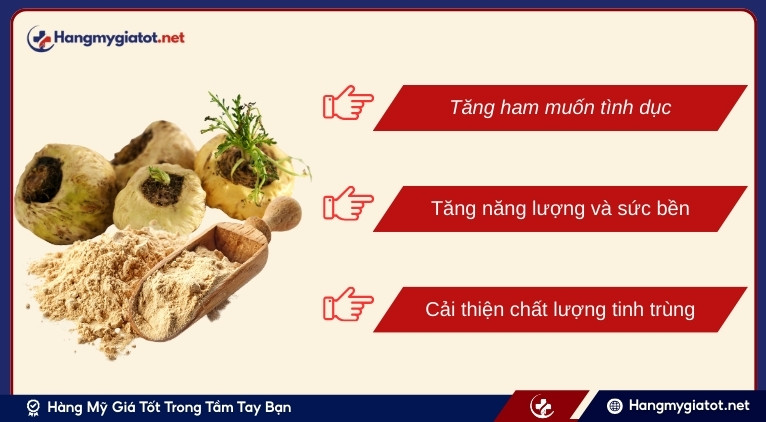 Vai trò của Maca trong Cravimax