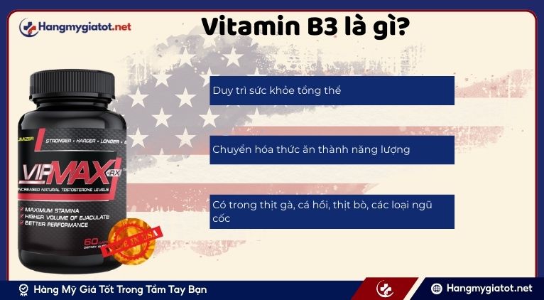 Vitamin B3 là gì