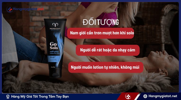 Đối tượng phù hợp sử dụng Promescent Go Solo trong tự sướng